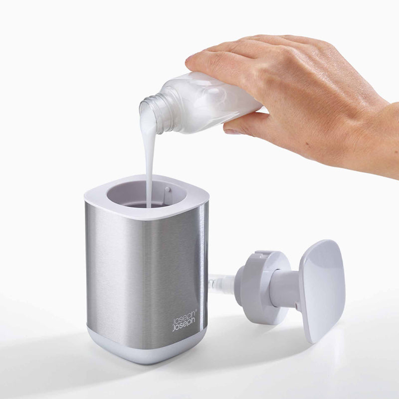 Joseph Joseph Presto™ Stainless-steel Hygienic Soap Dispenser