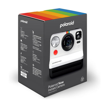 Polaroid Now 2nd Generation I-Type Instant Film Camera - Black & White