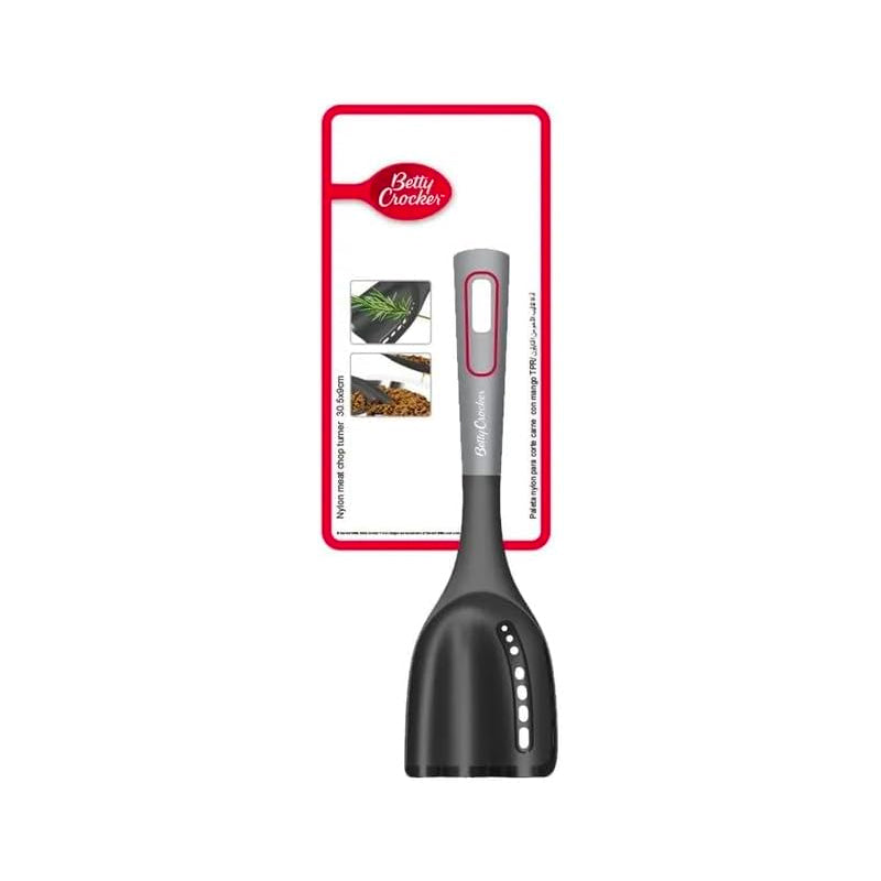 Betty Crocker Nylon Meat Chop Turner Black/Grey BC4108