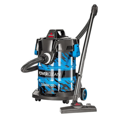 Bissell Powerclean (2027E) Drum Vacuum Cleaner, 21L, Blue