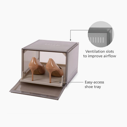 Joseph Joseph ShoeCase 6-piece Grey Shoe Storage Box