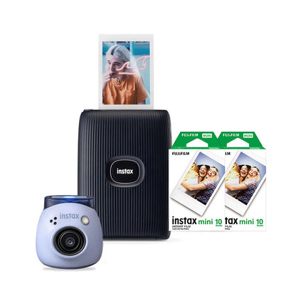 Fujifilm Instax PAL Digital Camera with Mini Link 2 Printer and 2 Pack of 10 Sheets Bundle