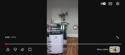 Horizon Air Purifier & Dehumidifier, 330W, Black White