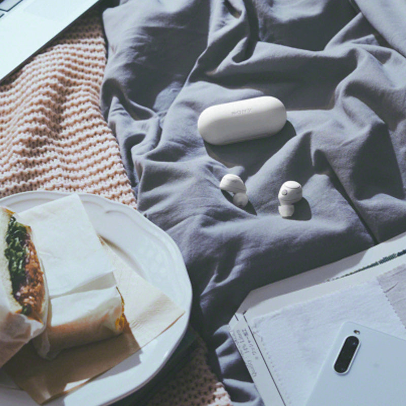 Sony WF-C700N Noise Canceling Truly Wireless Earbuds | White