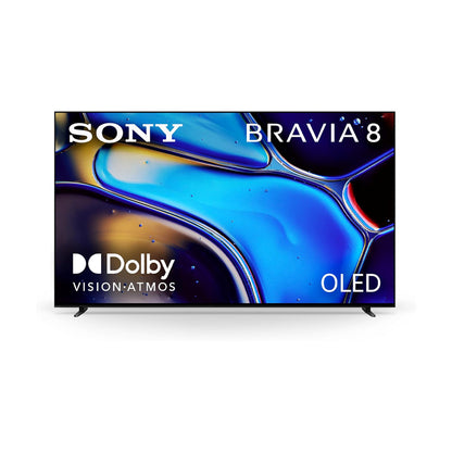 Sony 55 Inch OLED 4K Ultra HD TV BRAVIA 8 Smart Google TV with XR Processor, Rich Deep Colors, Perfect for PS5, Dolby Vision HDR, Blur-Free Motion (K-55XR80)