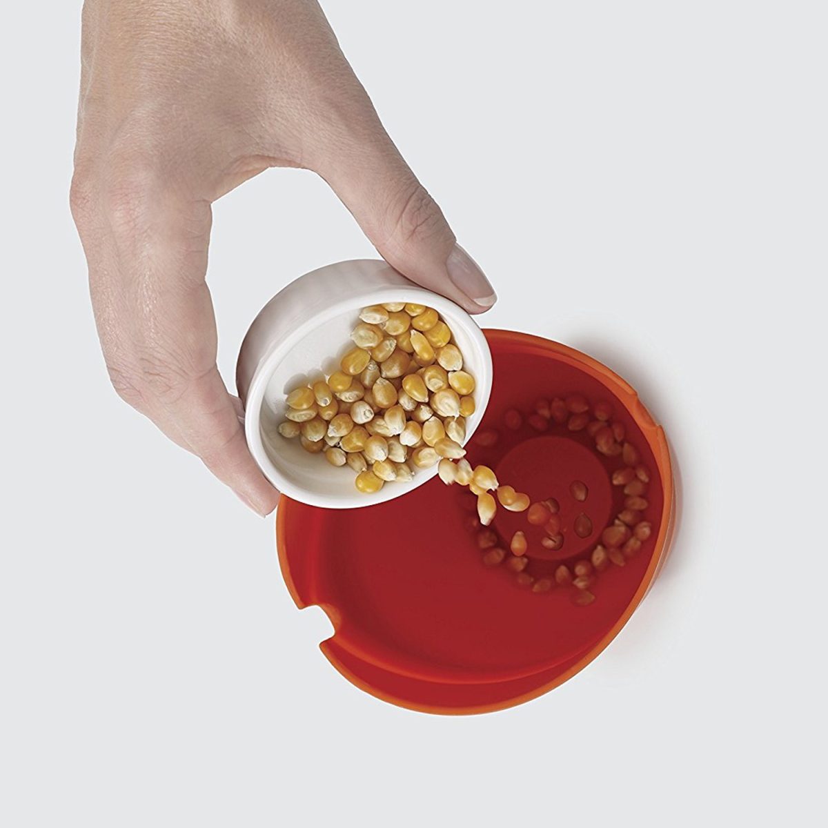 Joseph Joseph M-Cuisine Portion Popcorn Maker - Orange/Grey Set of 2