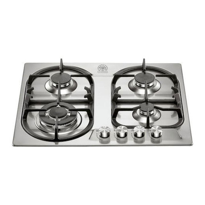 La Germania Built-in 60cm Hob , 3+1 triple gas burner (5KW)- Stainless Steel - P6801D9X