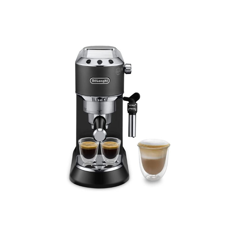 De'Longhi Dedica Pump Espresso Manual Coffee Machine | Cappuccino, Latte Macchiato With Milk Frother