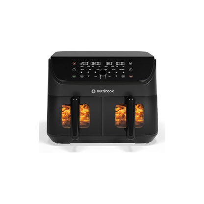 Nutricook Air Fryer Duo 2 Vision with Clear Window and Internal Light, 8.5L