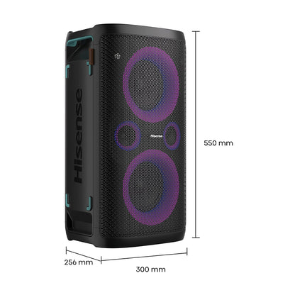 Hisense HP 110 Party Rocker One Plus Portable Party Speaker with Karaoke Mode