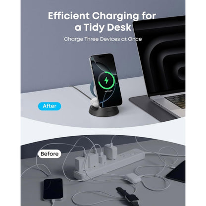 Anker MagGo Wireless Charging Station (3-in-1, Dock Stand)