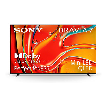 Sony 65 Mini LED QLED 4K Ultra HD TV BRAVIA 7 Smart Google TV with Dolby Vision HDR, Exclusive Ps5 Features, (K-65XR70) 2024 Model