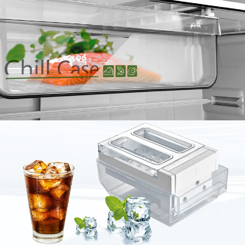 Midea Top Mount Refrigerator with Inverter | Digital Door Display - 650 L