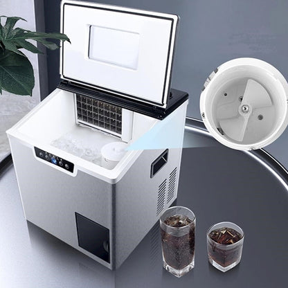 Aqualux Ice Cube Maker Cubes 25Kg/24Hrs+Crushed Ice