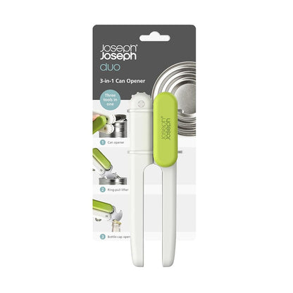 Joseph Joseph Duo 3 in 1 Can Opener White/Green
