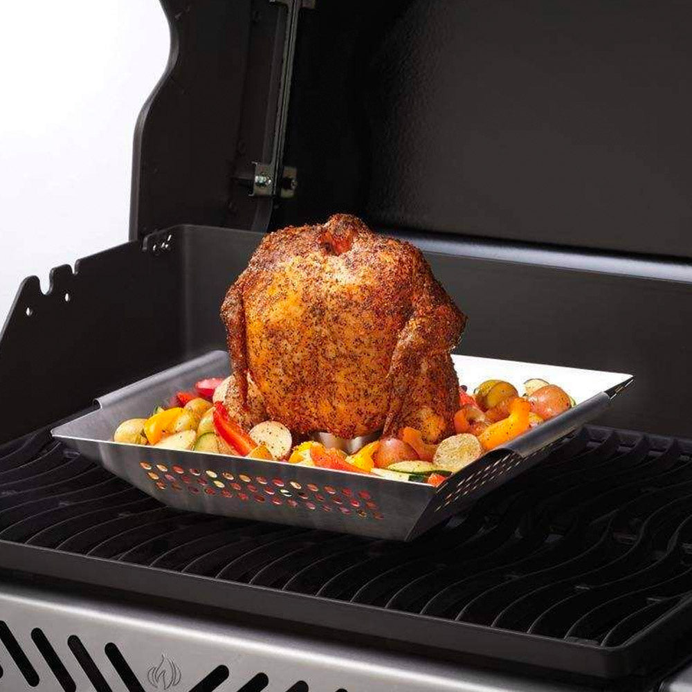 Napoleon 56024 Stainless Steel Chicken Roaster & Wok