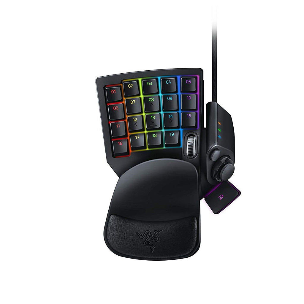 Razer Tartarus Pro Gaming Keypad: Analog-Optical Key Switches - 32 Programmable Keys - Customizable Chroma RGB Lighting - Programmable Macros - Variable Key Press Pressure Sensitivity - Classic Black