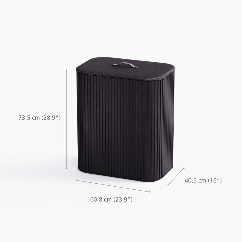 Joseph Joseph Tota Luxe 90L Black Laundry Separation Basket