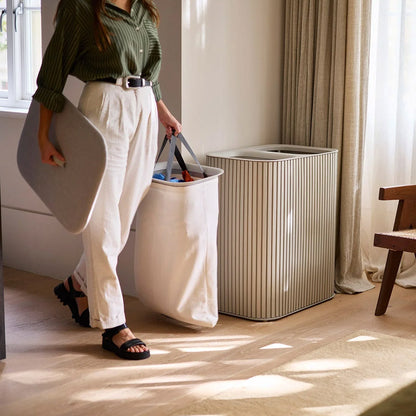 Joseph Joseph Tota Luxe 90L Ecru Laundry Separation Basket