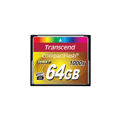 Transcend 64GB CompactFlash Memory Card Ultimate 1000x UDMA