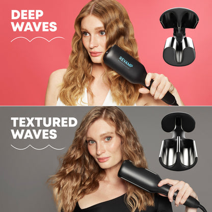 Revamp 2-in-1 Beach & Volume Professional Ceramic Waver