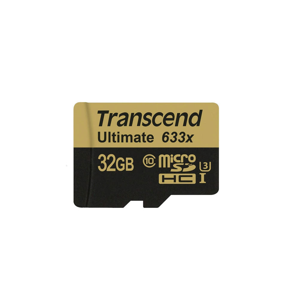 Transcend 32 GB MicroSDHC Class 10 UHS-I/U3 Memory Card with Adapter 95 Mb/s