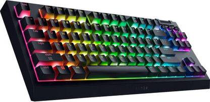 Razer BlackWidow V4 Tenkeyless HyperSpeed Gaming Keyboard, Hot-Swappable, Orange Tactile Switch