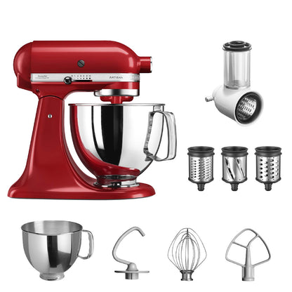kitchenaid bundle veggieer, set of Stand mixer 4.8L Empire Red+5KSMVSA