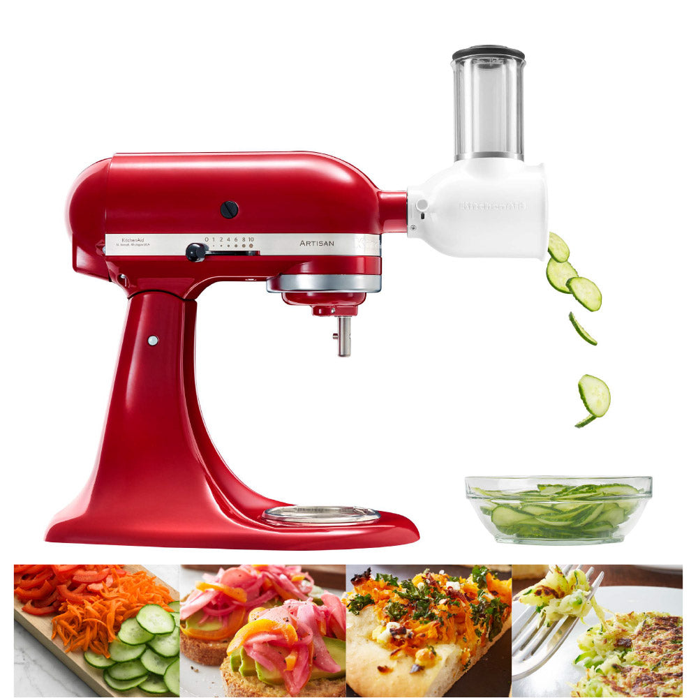 kitchenaid bundle veggieer, set of Stand mixer 4.8L Empire Red+5KSMVSA