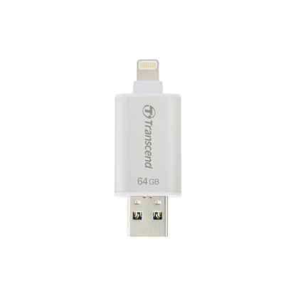 Transcend JetDrive Go 300 Flash Drive (64GB, Silver)