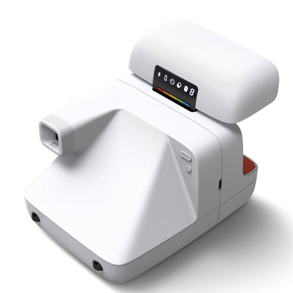 Polaroid Flip Instant Camera White + Color Film Bundle (8 Photos Included)